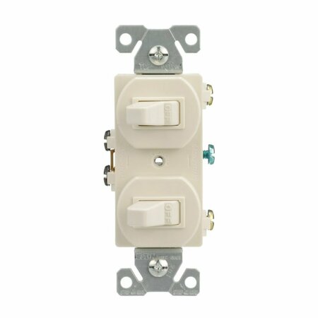 AMERICAN IMAGINATIONS 15 AMP Rectangle Ivory Electrical Switch Plastic-Aluminum AI-36824